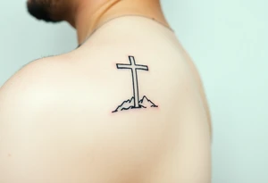 Leftist Christian, political , environmental tattoo on calf or shoulder tattoo idea