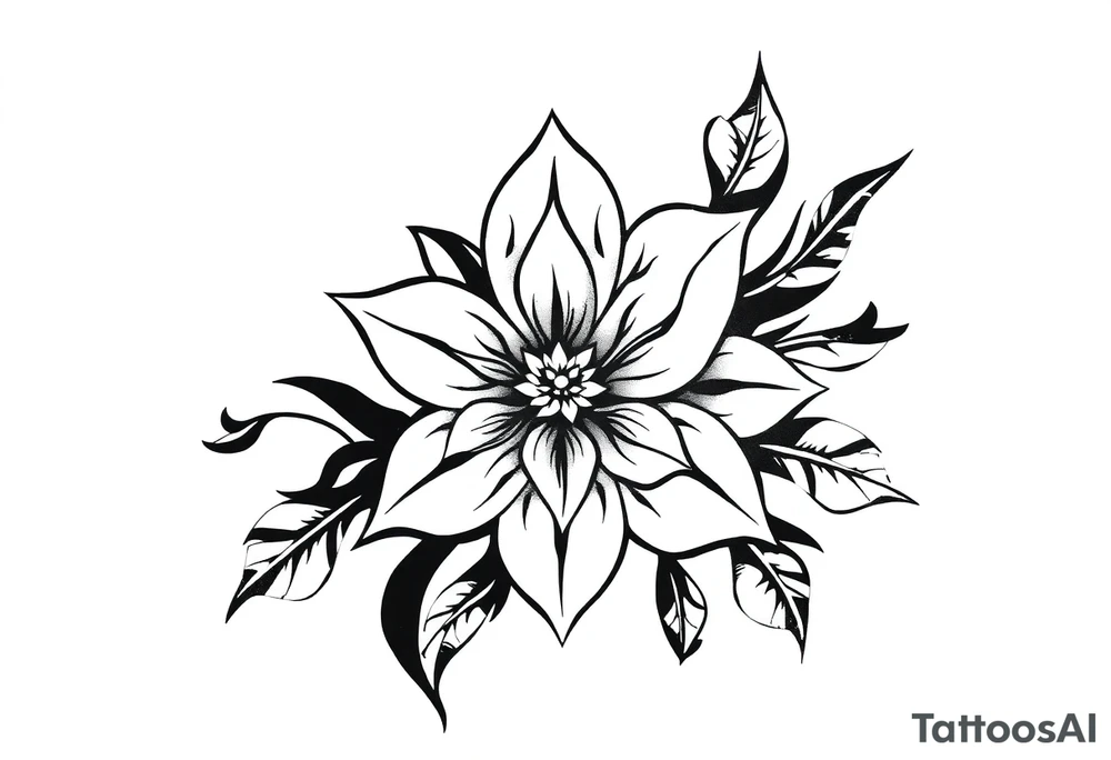 Flower tattoo idea