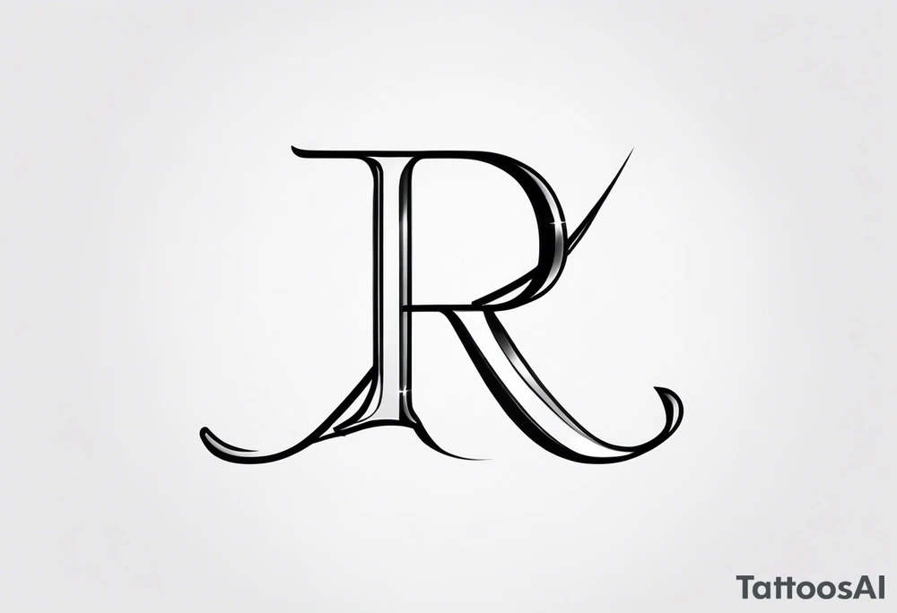 J R initial tattoo tattoo idea