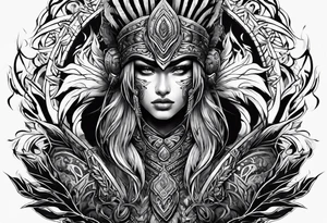 Warrior of Darkness tattoo idea