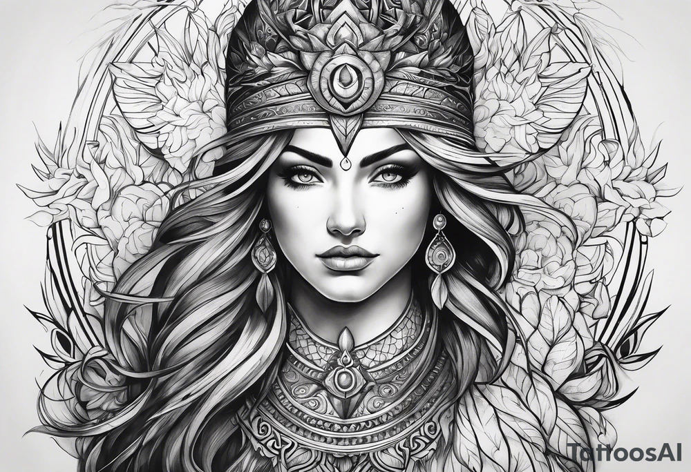 a symbol of firmness of spirit, strength and stability tattoo idea