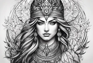 a symbol of firmness of spirit, strength and stability tattoo idea