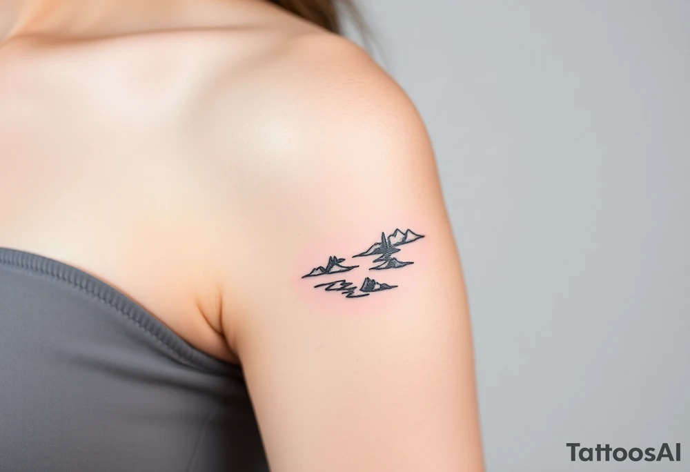 water, lake tattoo idea
