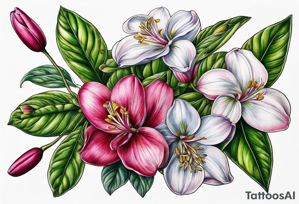 Lamprocapnos spectabilis species tattoo idea