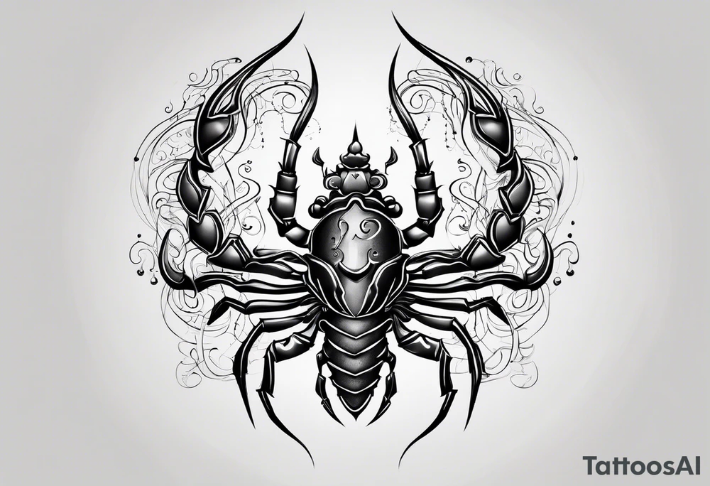 scorpio tattoo idea