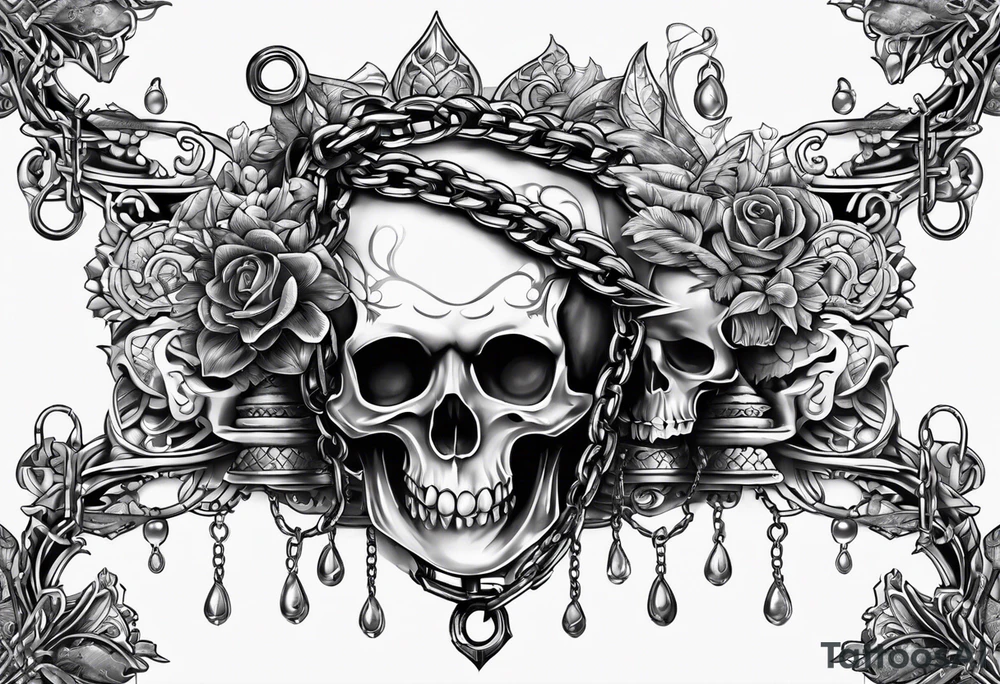 Chains tattoo idea