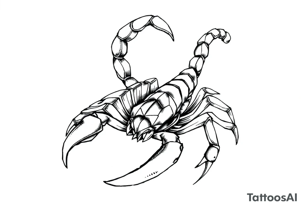 Scorpion Japanese style tattoo idea