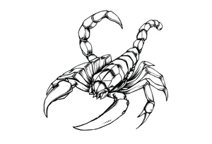 Scorpion Japanese style tattoo idea