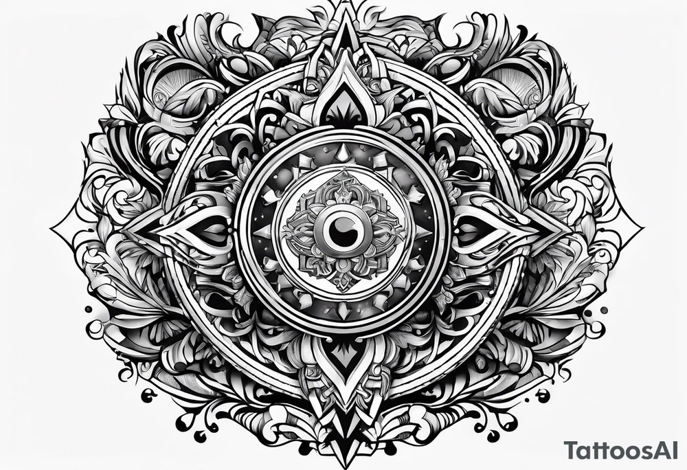 escudo espartano tattoo idea