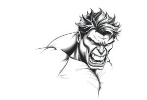 hulk tattoo idea