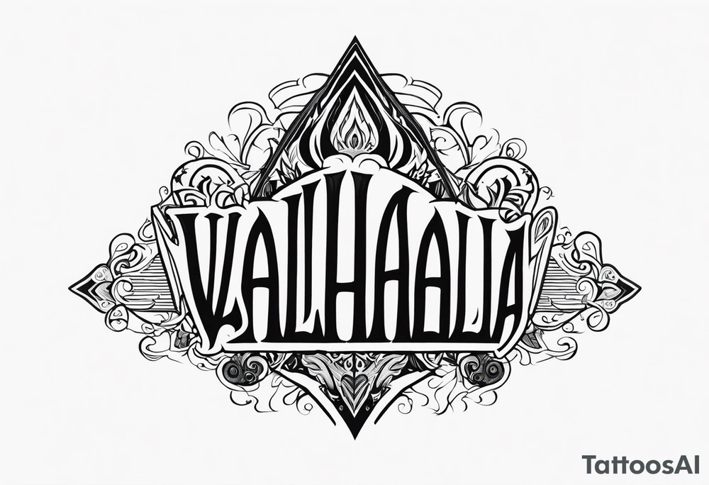 Valhalla tattoo idea