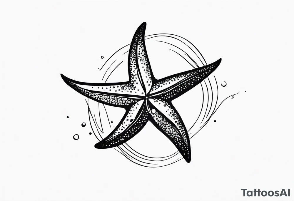 Starfish wrist wrap around tattoo idea