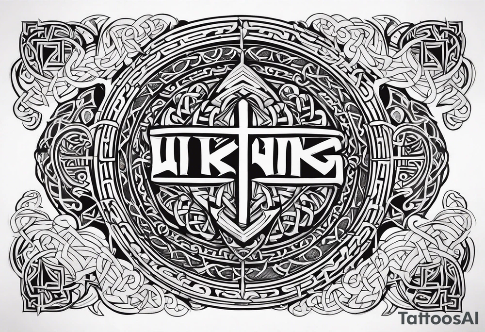 Viking prayer tattoo idea