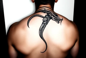 Alien leon alas tattoo idea