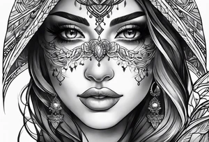 Underboob tattoo tattoo idea