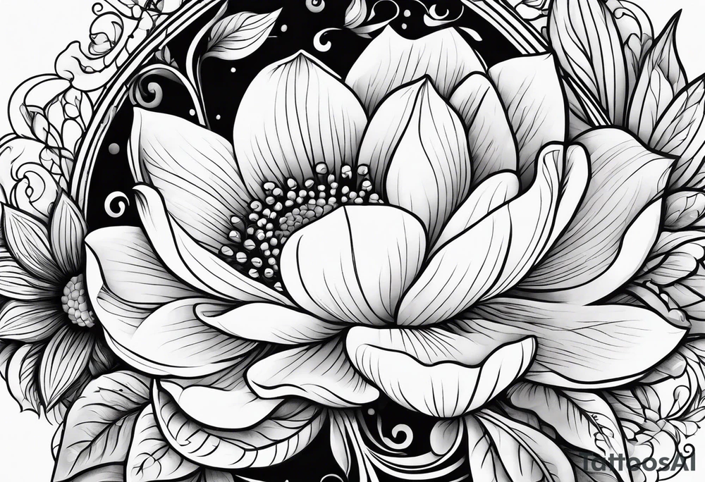 flower tattoo idea