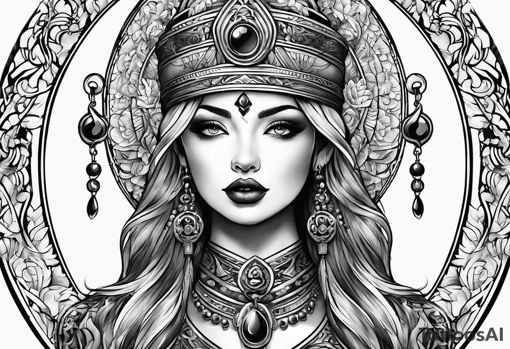 pole and line with hook tattoo idea