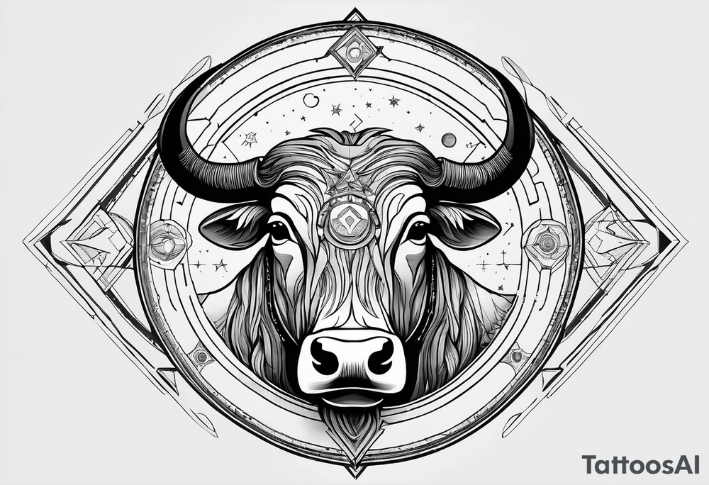 I want a Taurus head with the planets positions on May 20th, 1989. Small tattoo idea