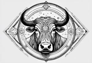 I want a Taurus head with the planets positions on May 20th, 1989. Small tattoo idea