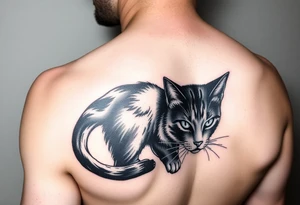 Black Cat tattoo idea