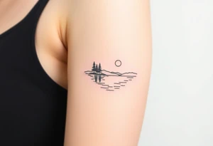 water, lake tattoo idea