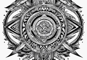 arrow
family names tattoo idea