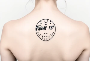 Small Friday the 13th tattoo tattoo idea