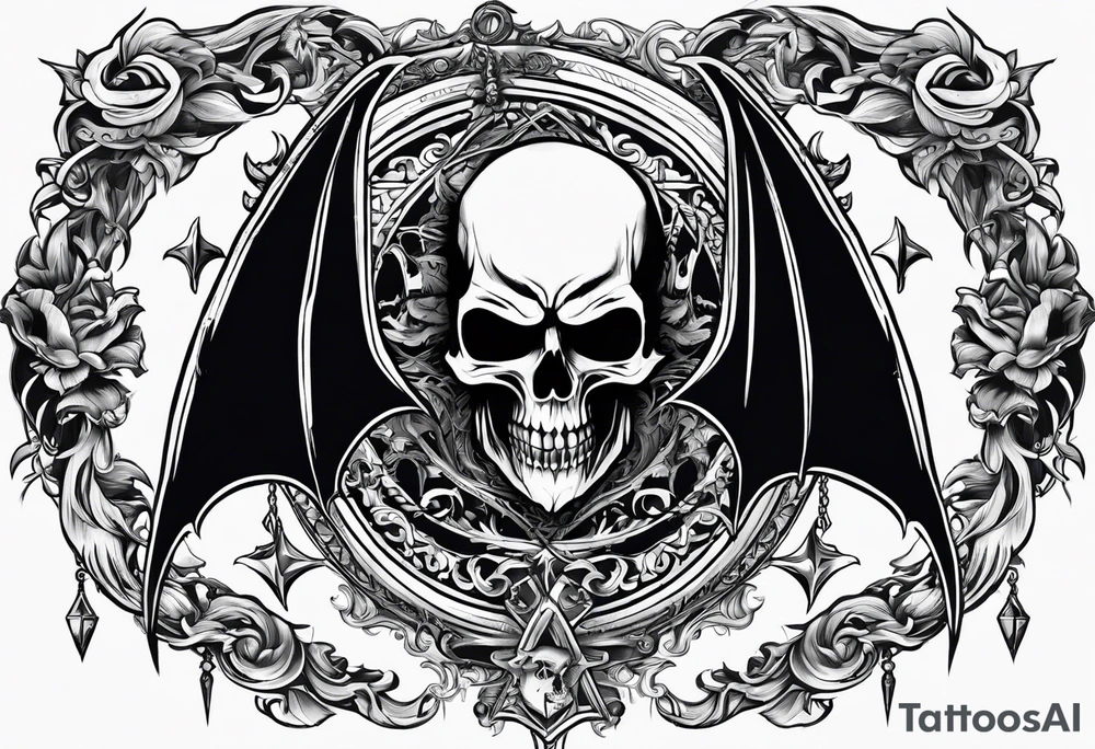 deathbat as in a7x tattoo idea