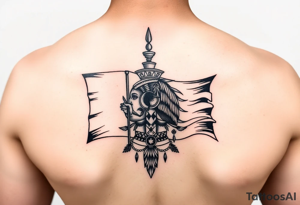 Purepecha 
warrior
Mexico
Flag tattoo idea