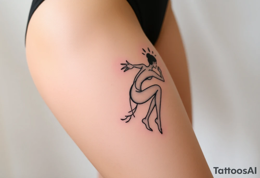 Contortionist tattoo idea