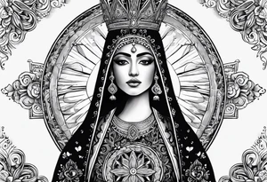 Nossa senhora aparecida tattoo idea