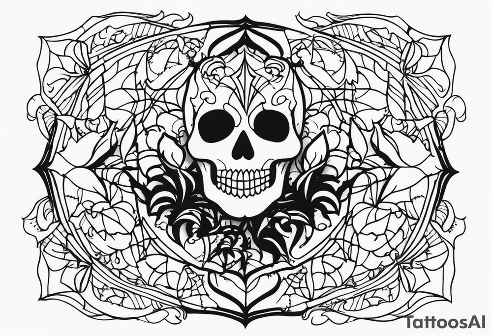 Halloween decor tattoo idea