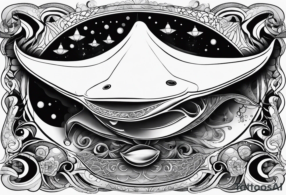 sting ray tattoo idea