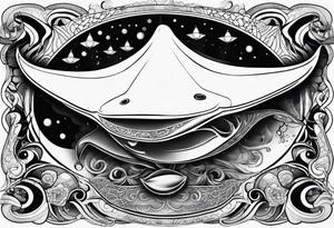 sting ray tattoo idea