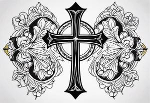 cross tattoo idea