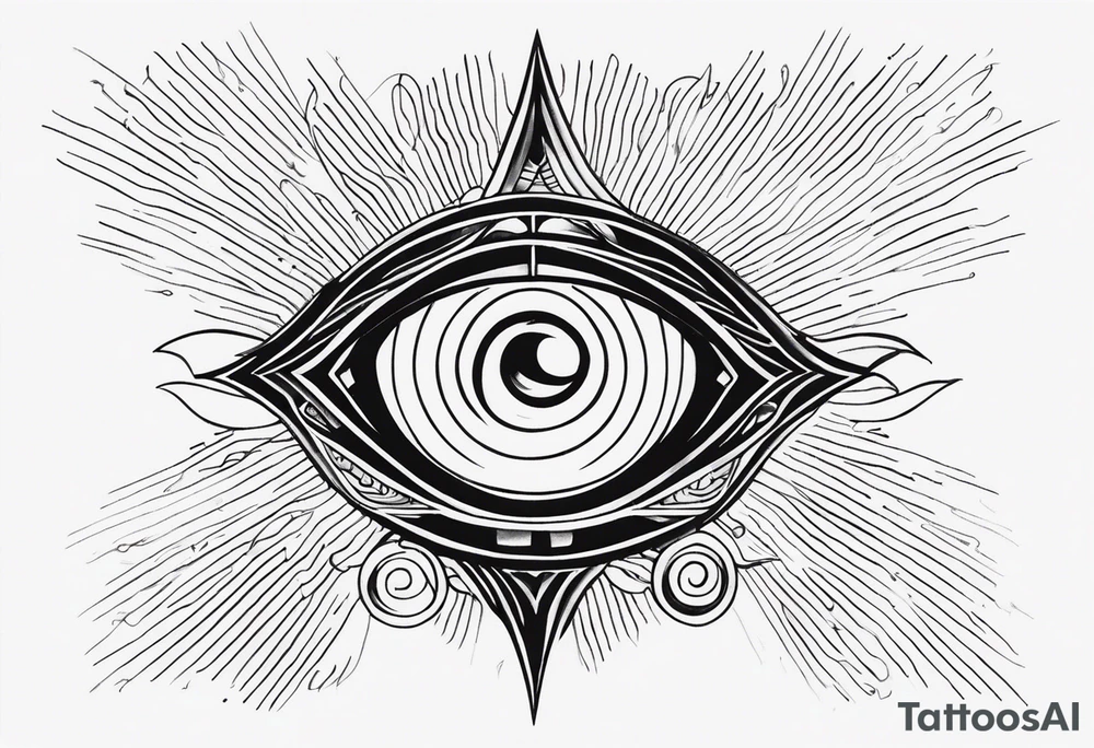 Oeil de ra soleil tattoo idea