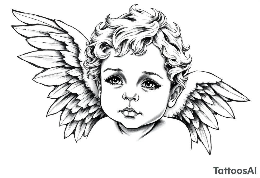 cherub tattoo idea