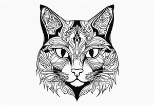 CAT LOVE tattoo idea