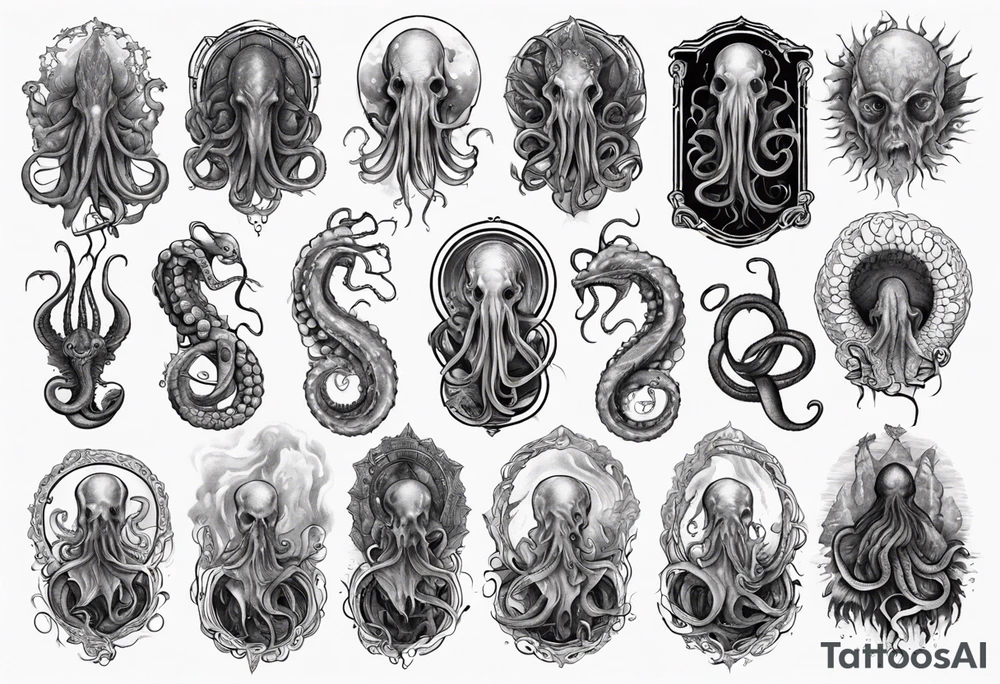 lovecraft myth tattoo for forearm tentacle +++ tattoo idea lovecraft myth tattoo for forearm tentacle +++ tattoo idea