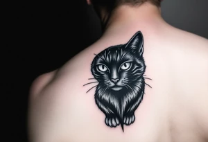Black Cat tattoo idea