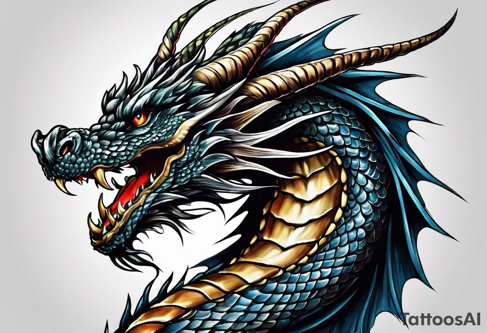 Dragon tattoo idea