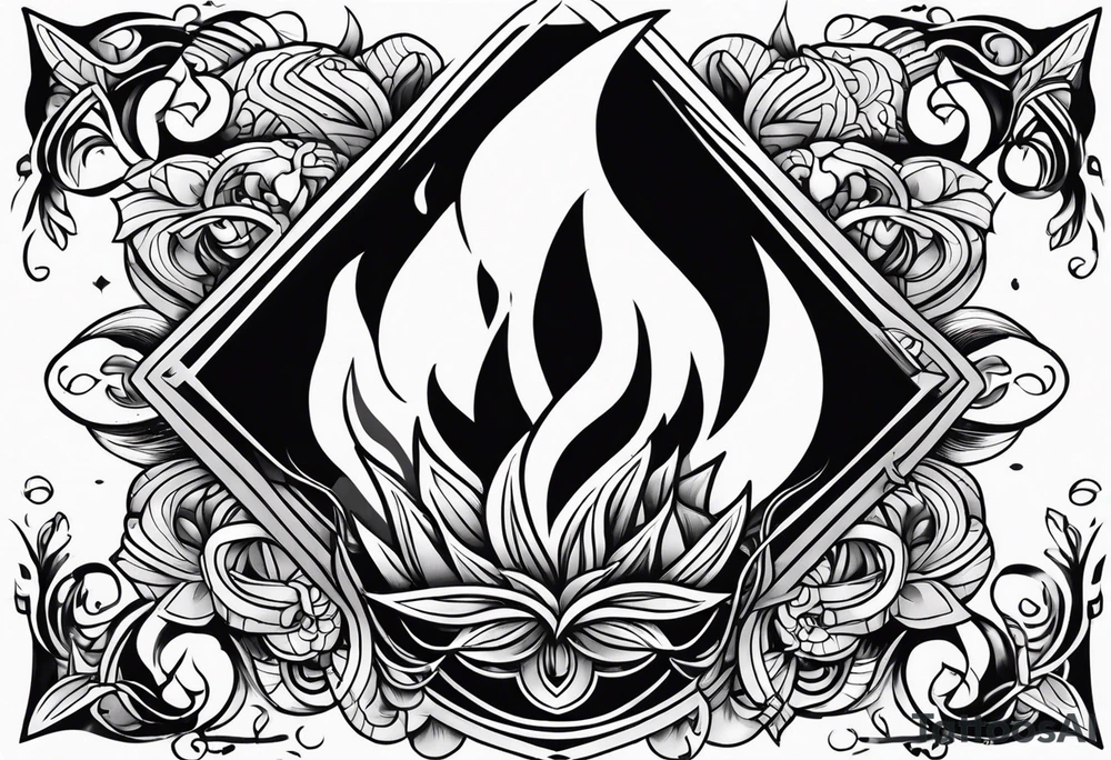 Fire tattoo idea