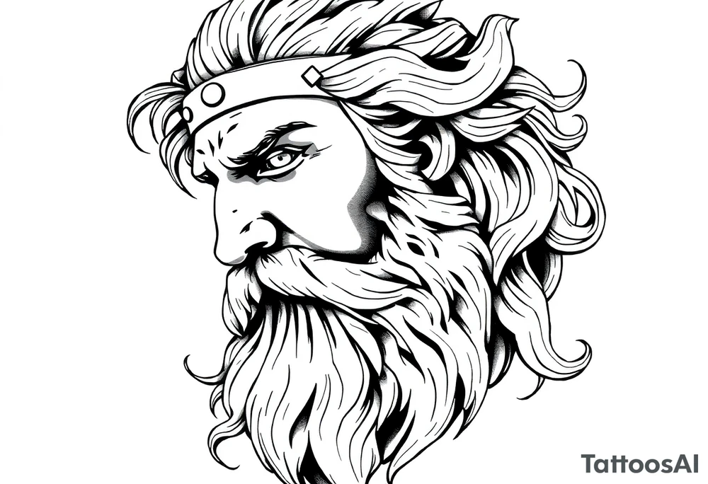 GREEK GOD tattoo idea