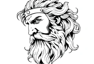 GREEK GOD tattoo idea