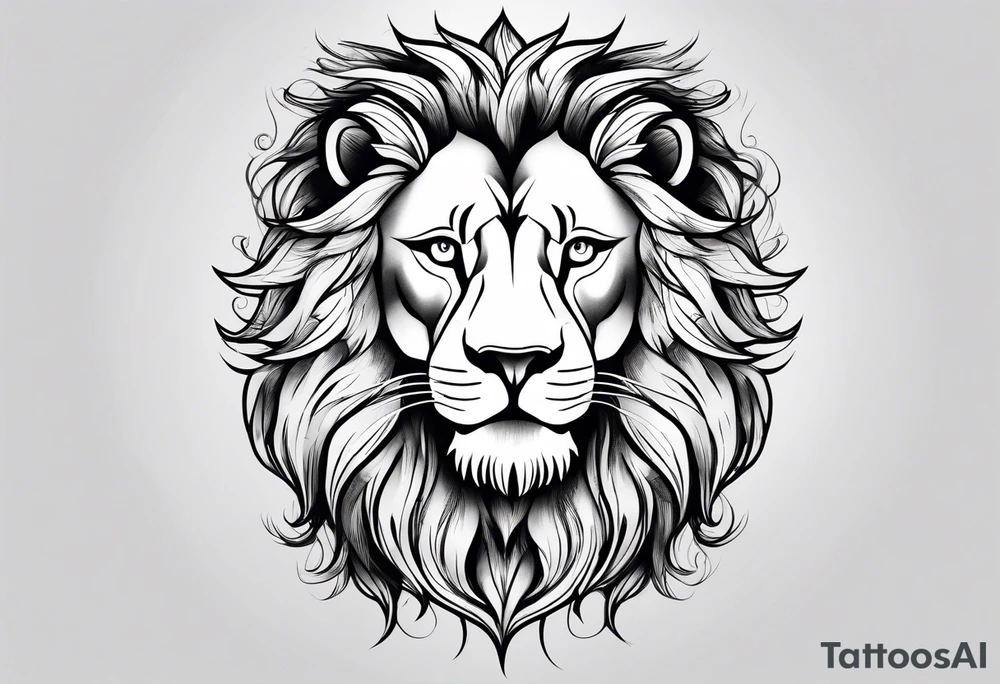 Lion tattoo idea
