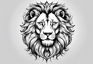 Lion tattoo idea