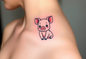 piglet tattoo tattoo idea