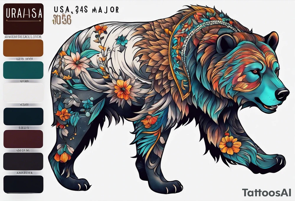 Ursa Major tattoo idea