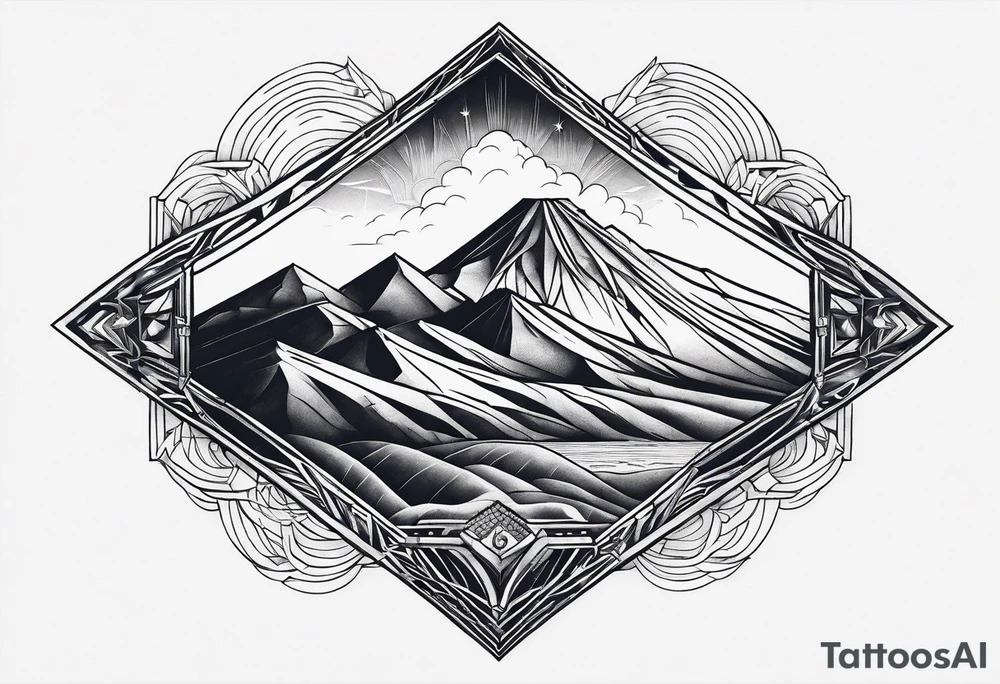 Mount ararat tattoo idea