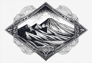 Mount ararat tattoo idea